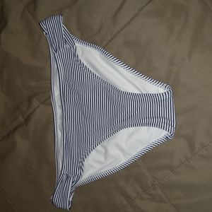 Dark blue striped bikini bottom. Excellent  condition.